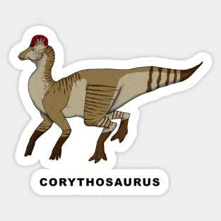 Corythosaurus Sticker